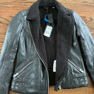 Mauritius Lambskin Leather bomber